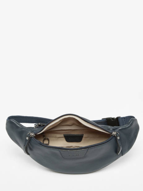 Sac Banane Flandres Cuir Etrier Bleu flandres EFLA735M vue secondaire 3